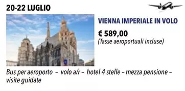 Offerta per Vienna Imperiale In Volo a 589€ in Monique Girod Viaggi