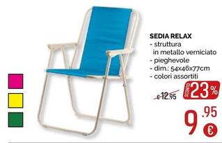 Offerta per Sedia Relax a 9,95€ in La Prealpina