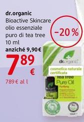Offerta per Dr.Organic - Olio Essenziale Di Tea Tree Puro a 7,89€ in dm