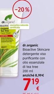 Offerta per Dr.Organic - Detergente Viso Purificante a 7,19€ in dm