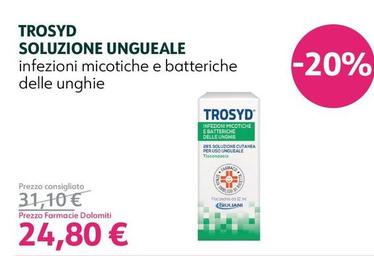 Offerta per Giuliani - Trosyn - Soluzione Ungueale a 24,8€ in Farmacie Dolomiti