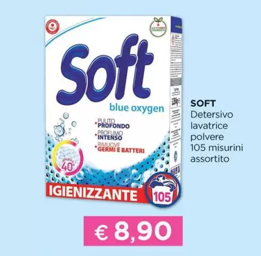 Offerta per Soft - Detersivo Lavatrice Polvere a 8,9€ in Acqua & Sapone