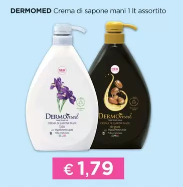 Offerta per DermoMed - Crema Di Sapone Mani a 1,79€ in Acqua & Sapone