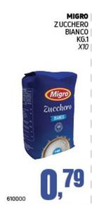 Offerta per Migro - Zucchero Bianco a 0,79€ in Migro