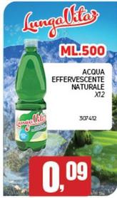Offerta per Acqua Effervescente Naturale a 0,09€ in Migro
