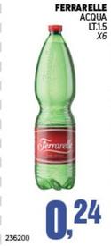 Offerta per Ferrarelle - Acqua a 0,24€ in Migro