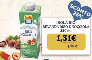 Offerta per Isola bio - Bevanda Riso E Nocciola a 1,31€ in Bottega in Bio