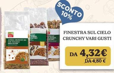 Offerta per Crunchy - Finestra Sul Cielo Vari Gusti a 4,32€ in Bottega in Bio