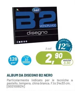 Offerta per Buffetti - Album Da Disegno B2 Nero a 2,9€ in Buffetti