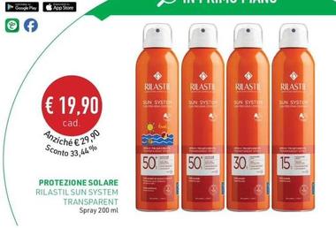 Offerta per Rilasti - Protezione Solare a 19,9€ in Farmacia Saggio