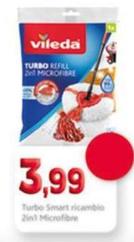 Offerta per Vileda - Turbo Smart Ricambio 2 In 1 Microfibre a 3,99€ in Opportunity Shop