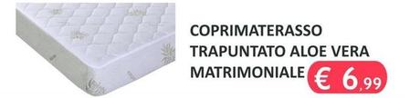 Offerta per Vera - Coprimaterasso Trapuntato Aloe  Matrimoniale a 6,99€ in Bianco Market