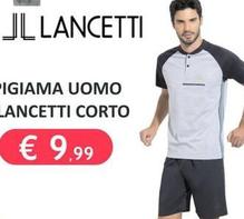 Offerta per Lancetti - Pigiama Uomo Corto a 9,99€ in Bianco Market