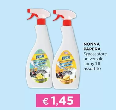 Offerta per Nonna Papera - Sgrassatore Universale a 1,45€ in La Saponeria