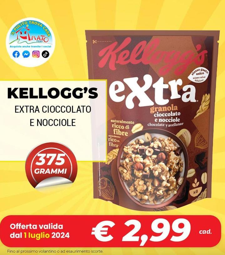 Offerta per Kelloggs - Extra Cioccolato E Nocciole a 2,99€ in Amato Point