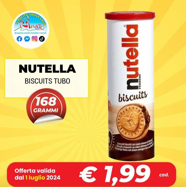 Offerta per Cuore - Nutella - Biscuits Tubo a 1,99€ in Amato Point