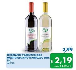Offerta per Bio - Trebbiano D'Abruzzo DOC Montepulciano D'Abruzzo DOC a 2,19€ in MD