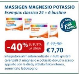 Offerta per Massigen - Magnesio Potassio a 7,7€ in + Medical Parafarmacia