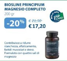 Offerta per Magnesio Completo - Biosline Principium a 17,2€ in + Medical Parafarmacia