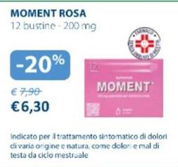 Offerta per Moment Rosa a 6,3€ in + Medical Parafarmacia