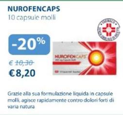 Offerta per Nurofencaps - 10 Capsule Molli a 8,2€ in + Medical Parafarmacia