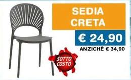 Offerta per Sedia Creta a 24,9€ in Brillo