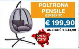 Offerta per Poltrona Pensile a 199,9€ in Brillo
