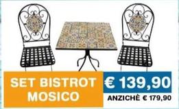 Offerta per Set Bistrot Mosico a 139,9€ in Brillo