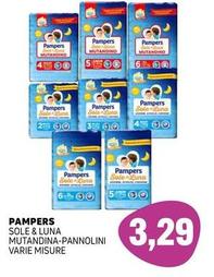 Offerta per Pampers - Sole & Luna Mutandina-pannolini Varie Misure a 3,29€ in Emporio Amato