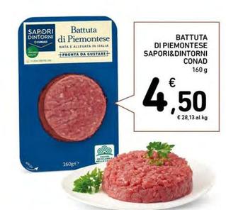 Offerta per Conad - Sapori&Dintorni Battuta Di Piemontese  a 4,5€ in Conad Superstore