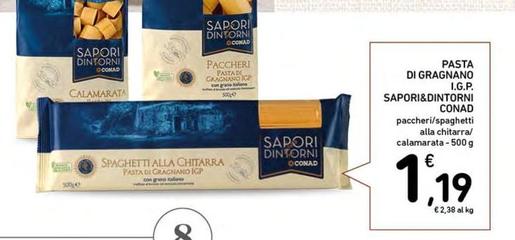 Offerta per Conad - Sapori&Dintorni Pasta Di Granola I.G.P. a 1,19€ in Conad Superstore
