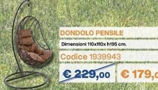 Offerta per Dondolo Pensile a 179€ in Iperbriko
