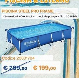 Offerta per Bestway - Basiway - Piscina Steel Pro Frame a 199€ in Iperbriko