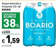 Offerta per Boario - Acqua Naturale O Frizzante a 1,59€ in Iper La grande i