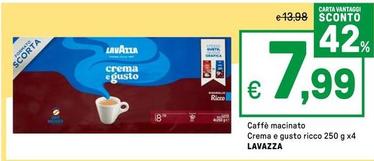 Offerta per Lavazza - Caffè Macinato Crema E Gusto Ricco a 7,99€ in Iper La grande i