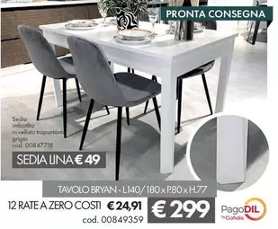 Offerta per Sedia Linea a 24,91€ in Nuovarredo