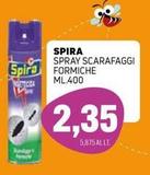 Offerta per Spira - Spray Scarafaggi Formiche a 2,35€ in Superking Supermercato