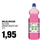 Offerta per Dr.Klimcke - Alcool Denaturato 90° a 1,95€ in Superking Supermercato