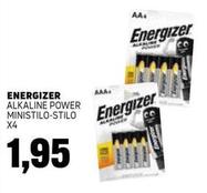Offerta per Energizer - Alkaline Power Ministilo-Stilo X4 a 1,95€ in Superking Supermercato