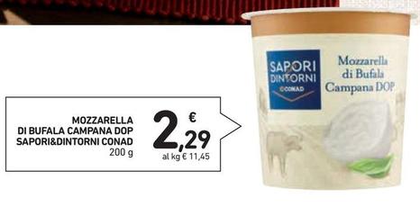 Offerta per Conad - Sapori&Dintorni Mozzarella Di Bufala Campana DOP  a 2,29€ in Conad Superstore