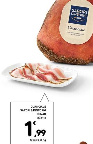 Offerta per Conad - Guanciale Sapori & Dintorni a 1,99€ in Conad Superstore