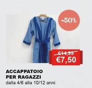 Offerta per Accappatoio Per Ragazzi a 7,5€ in Spiga Home
