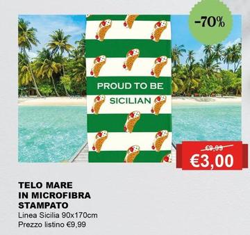 Offerta per Telo Mare In Microfibra Stampato a 3€ in Spiga Home