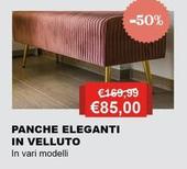Offerta per Panche Eleganti In Velluto a 85€ in Spiga Home