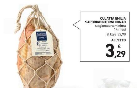 Offerta per Conad - Culatta Emilia Sapori&Dintorni a 3,29€ in Spazio Conad