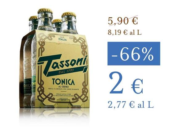Offerta per Tassoni - Tonica a 2€ in Eataly