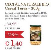 Offerta per Cereal terra - Ceci Al Naturale Bio a 1,4€ in Eataly