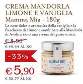 Offerta per Miia - Crema Mandorla Limone E Vaniglia a 5,9€ in Eataly