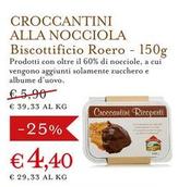 Offerta per Croccantini Alla Nocciola Biscottificio Roero a 4,4€ in Eataly