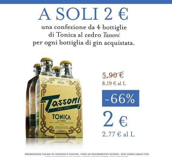 Offerta per Tassoni - Tonica Al Cedro a 2€ in Eataly